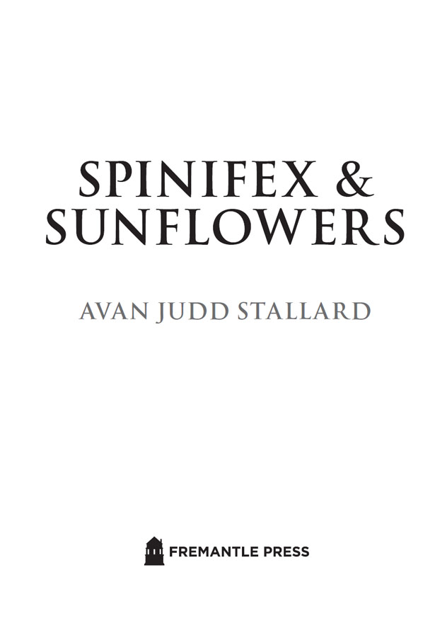 Book Title of Spinifex & Sunflowers