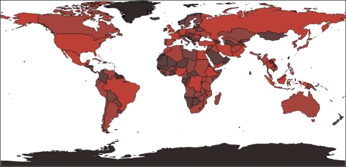 Using different symbols for different features within a map