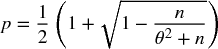 numbered Display Equation