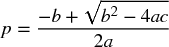 numbered Display Equation