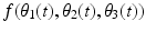 
$$f(\theta _{1}(t),\theta _{2}(t),\theta _{3}(t))$$
