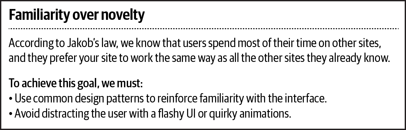 Another example design principle, observation, and rules