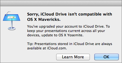 ② 	Despite Apple’s warning, you can get to iCloud Drive files from a Web browser.