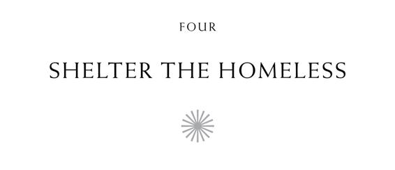 Four Shelter the Homeless ✺