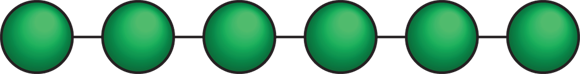 Schematic illustration of a linear topology.