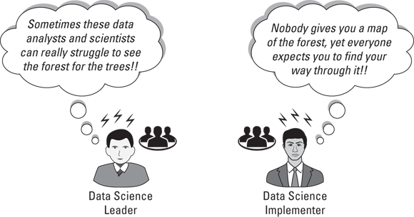 Schematic illustration of the classic power dynamic within a data science team.