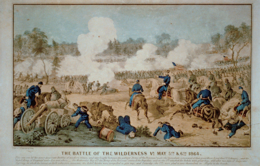 THE BATTLE OF THE WILDERNESS VA. MAY 5TH & 6TH 1864.