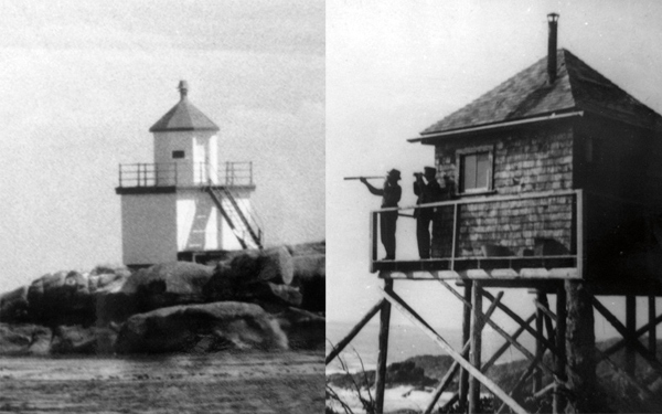 Archival photos of Amphirite Lighthouses