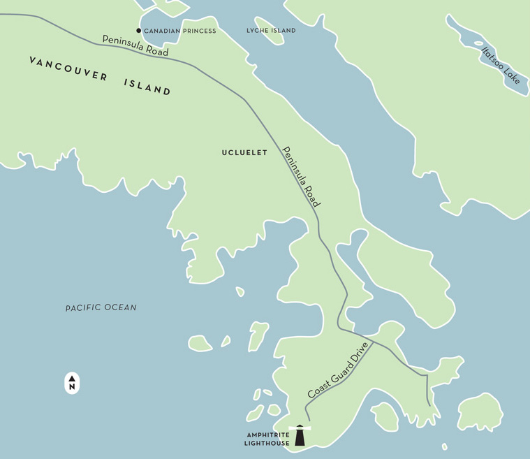 Amphritrite Point map