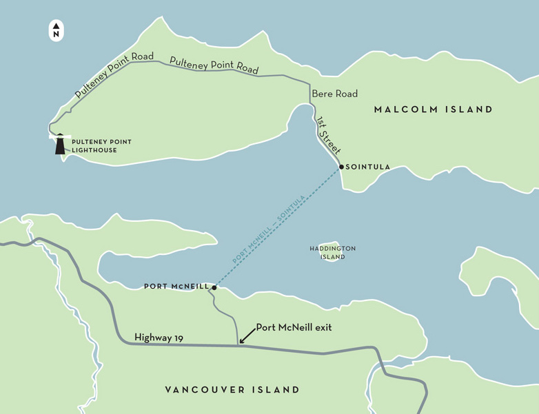 Pulteney Point map