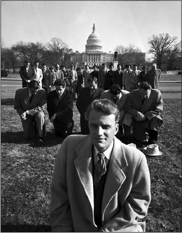 In January 1952, Reverend Billy Graham launched the Washington crusade, staging religious revivals at the National Armory and,...