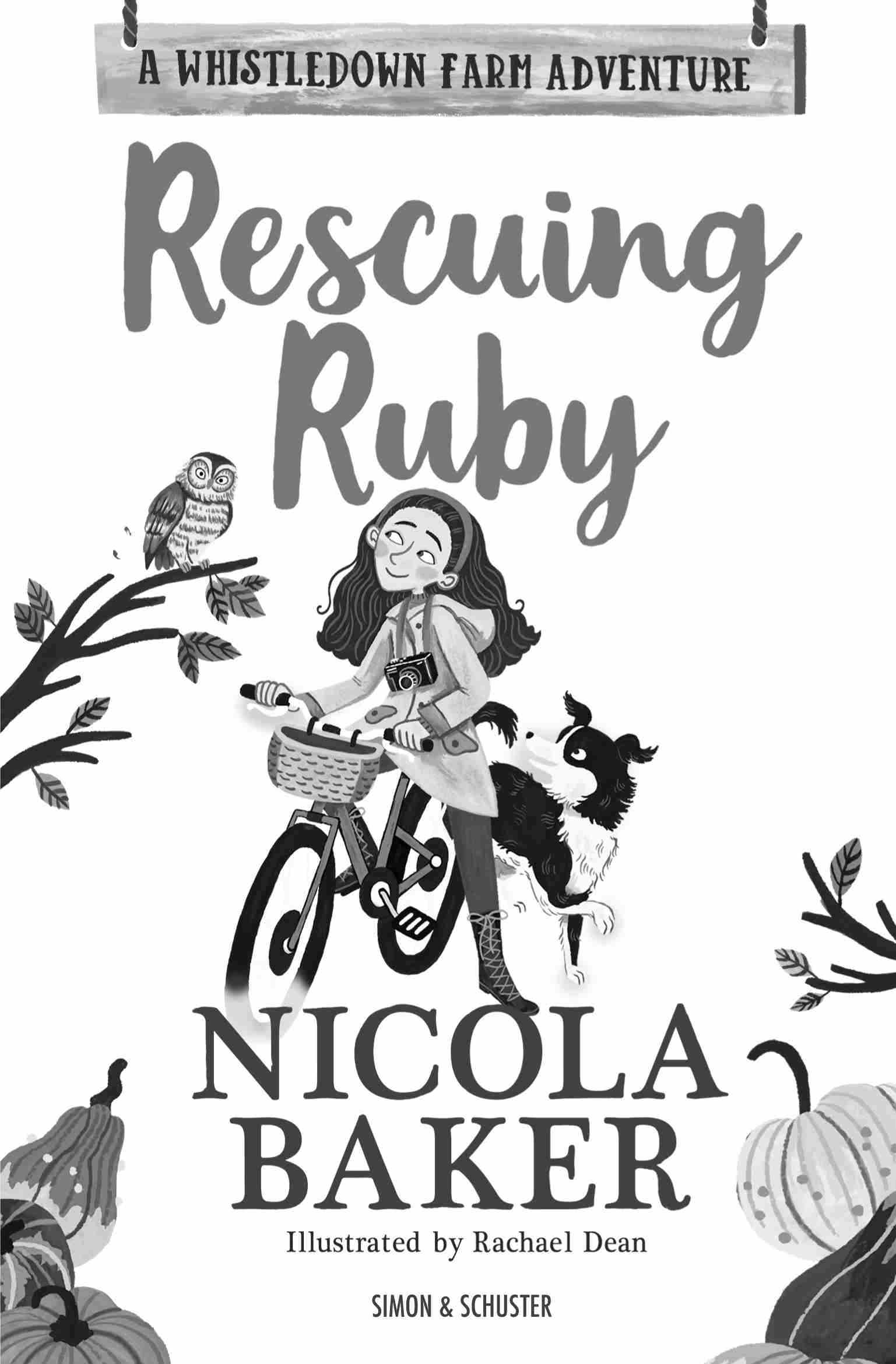 Rescuing Ruby, by Nicola Baker. Illustrated by Rachael Dean. A Whistledown Farm Adventure. Simon & Schuster.