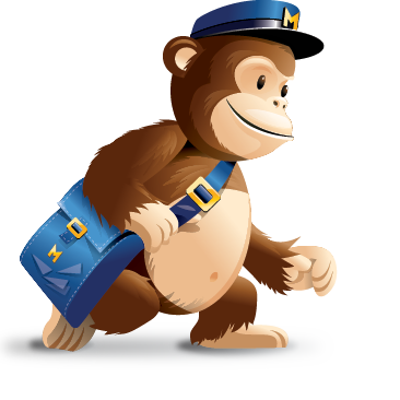 Image of the cartoon monkey used as the mascot for MailChimp