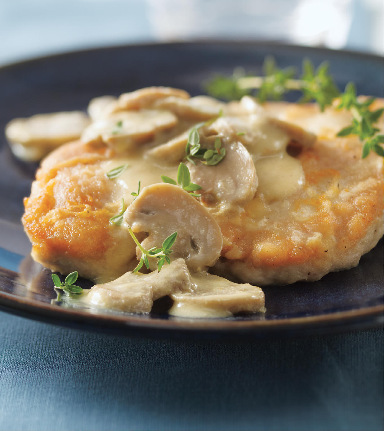 Dijon Chicken Smothered in Mushrooms