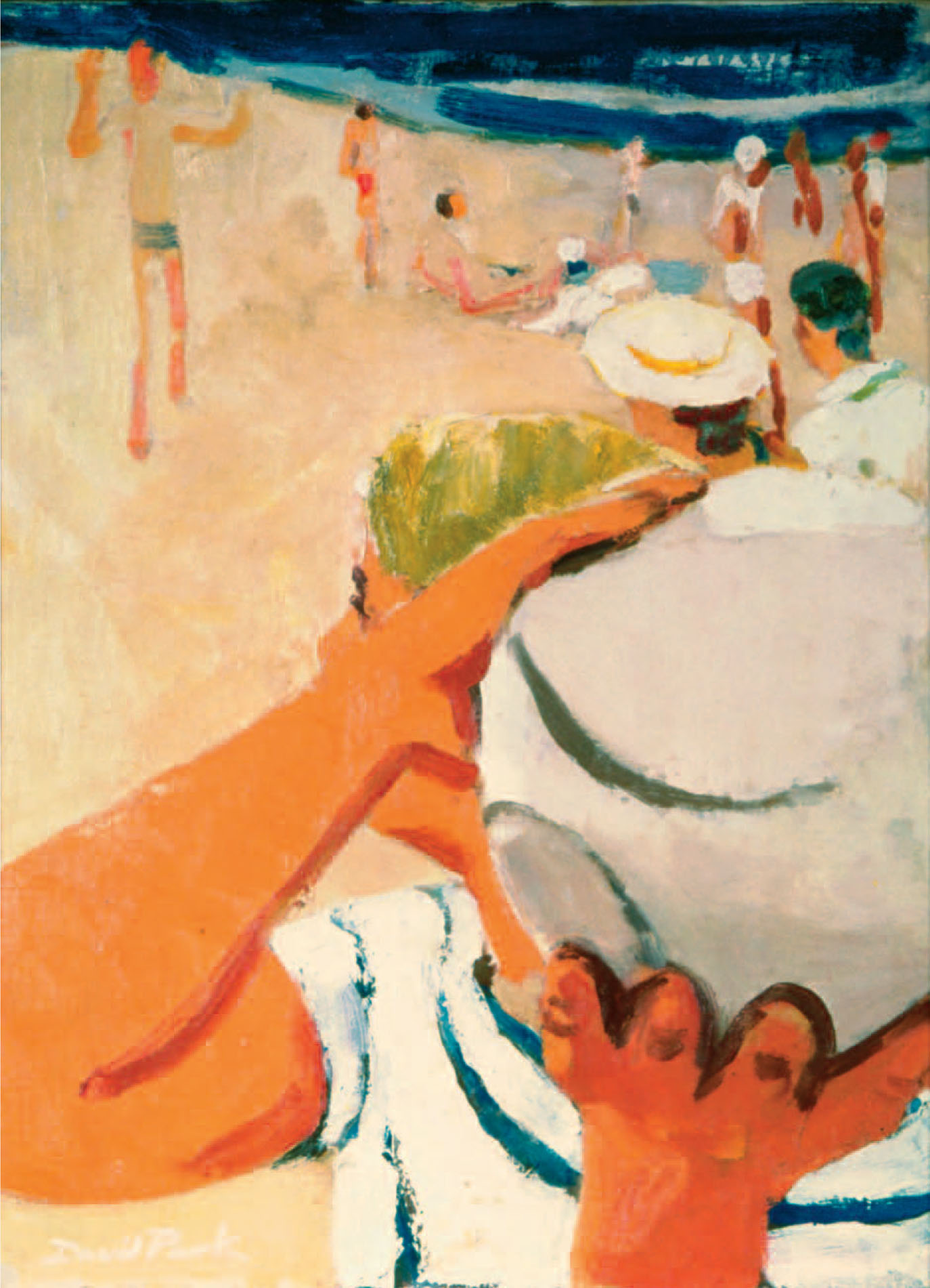 Fig. 106. Beachball, 1955 Oil on canvas, 24 × 18 in. (61 × 45.7 cm.) Private collection