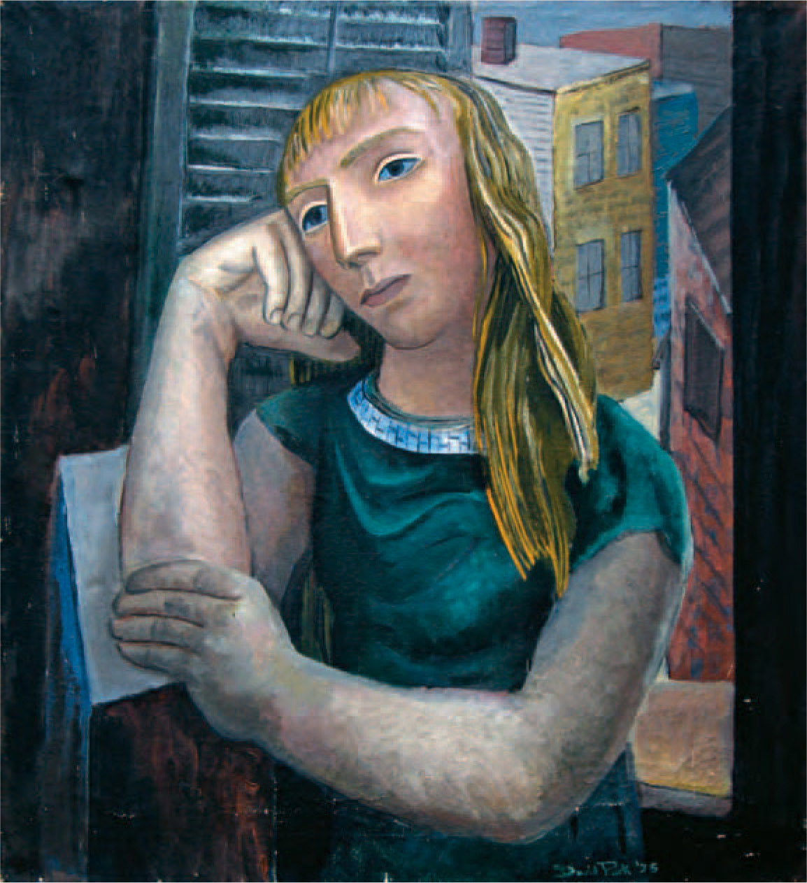 Fig. 111. Girl in Window, 1935 Oil on canvas, 31 × 25 in. (78.7 × 63.5 cm.) Collection of Helen Park Bigelow