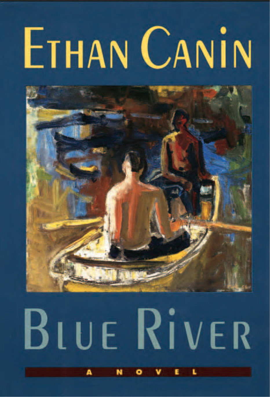 Fig. 112. Book jacket, Blue River by Ethan Canin Boston: Houghton Mifflin, 1991