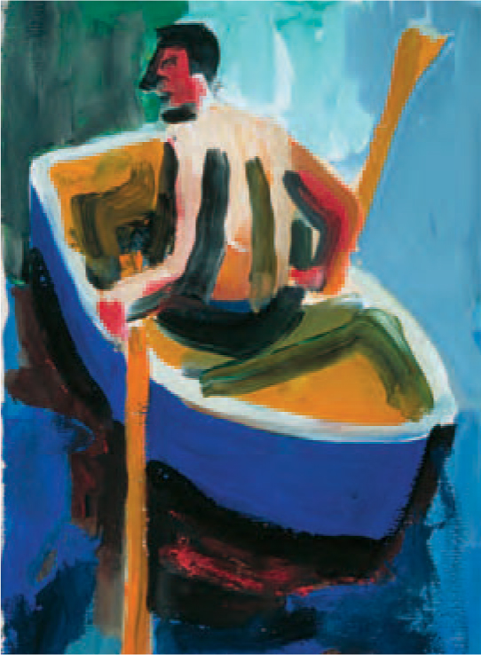 Man in Rowboat, 1960 (fig. 89)