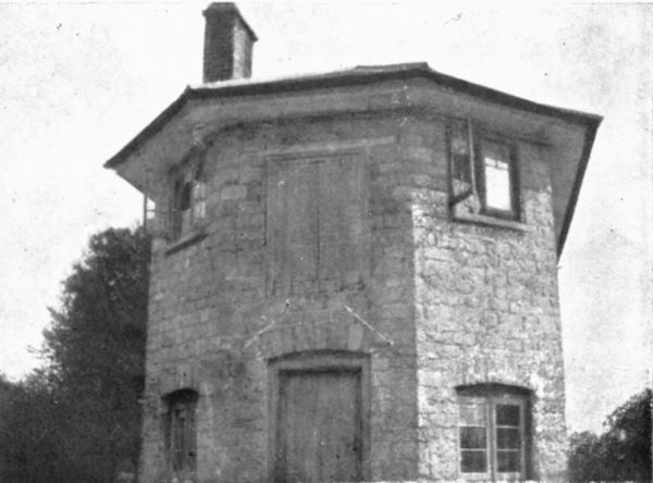 BAGSTONE TURNPIKE GATE HOUSE. GATE ABOLISHED ABOUT 1870.