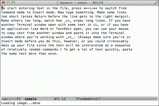 Emacs is the Ferrari of Unix text editors