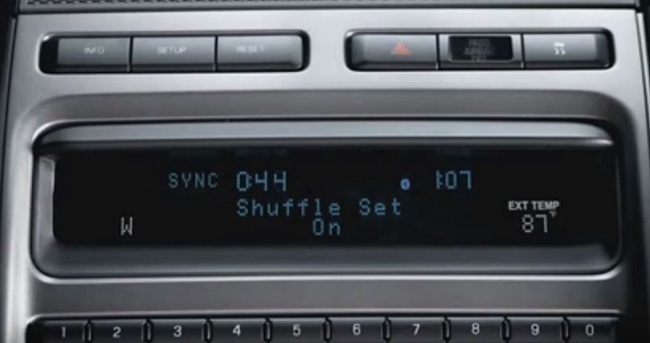 Ford SYNC Music example