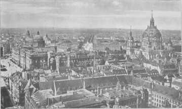 BERLIN: PANORAMA FROM THE TOWER OF THE TOWN HALL