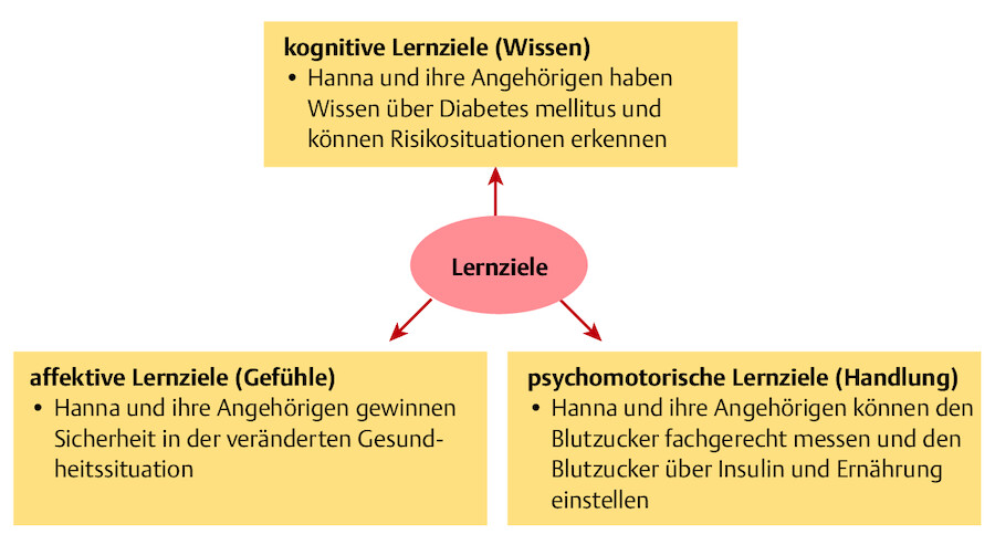 Lernzielarten am Beispiel von Hanna.