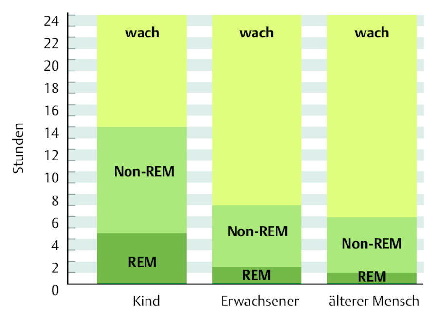 Schlafbedürfnis.