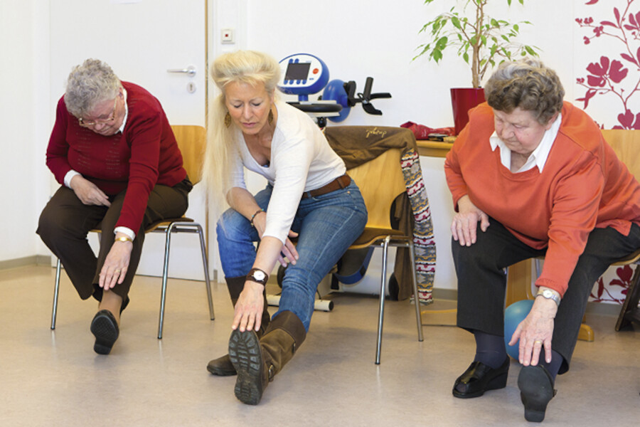 Training der lokomotorischen Kompetenz.