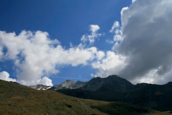 A photograph with an interesting sky