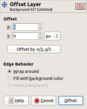 The Offset Layer dialog