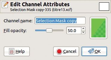 The Edit Channel Attributes dialog