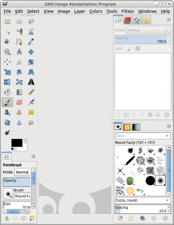 Single-window mode in its initial configuration