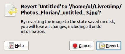 Reverting an image