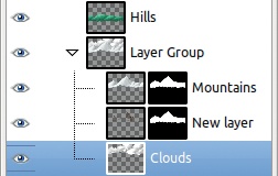 This layer group has three layers