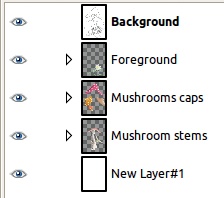 Three minimized layer groups