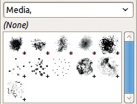 Media brushes