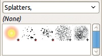 Splatters brushes