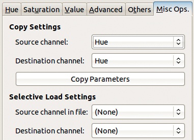 The CML Explorer dialog, Misc Ops. tab