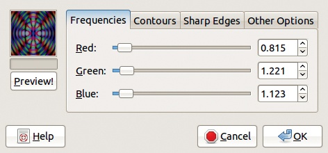 The Diffraction Patterns dialog