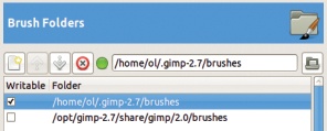 Brush folders