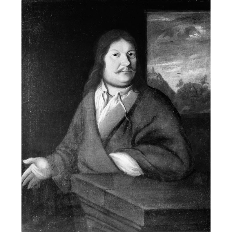 Ritratto di Johann Ambrosius Bach (1645-95) di Johann David Herlicius, commissionato dalla corte di Eisenach per rimarcare l’importanza del suo status.