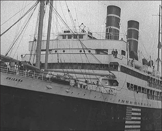 The passenger liner Orizaba was chartered by the U.S. government