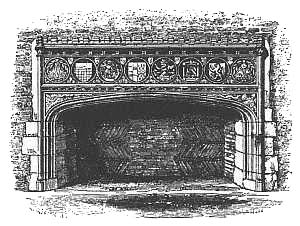 AN ANCIENT FIREPLACE.