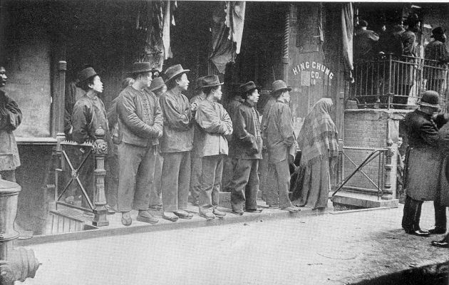 ARRESTED AS THE FIRING STOPS. Watching the close of a shooting affray; the principals trying to escape the police.