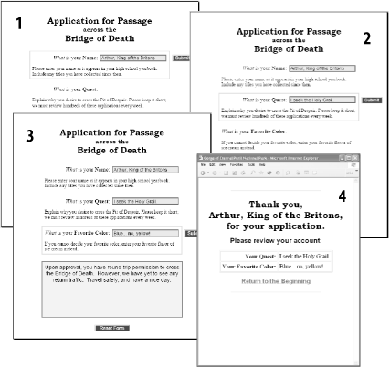 A PDF form’s dynamic state