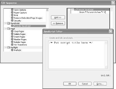 Using the Execute JavaScript command to add logic to your batch sequences