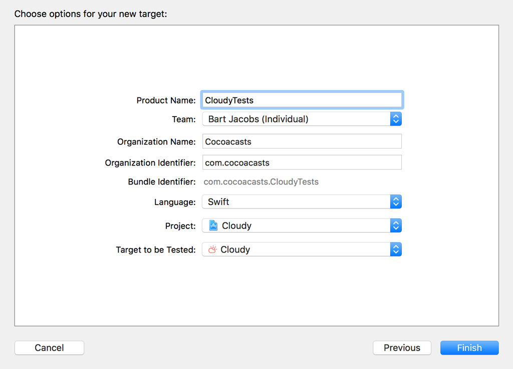 Configuring the Target