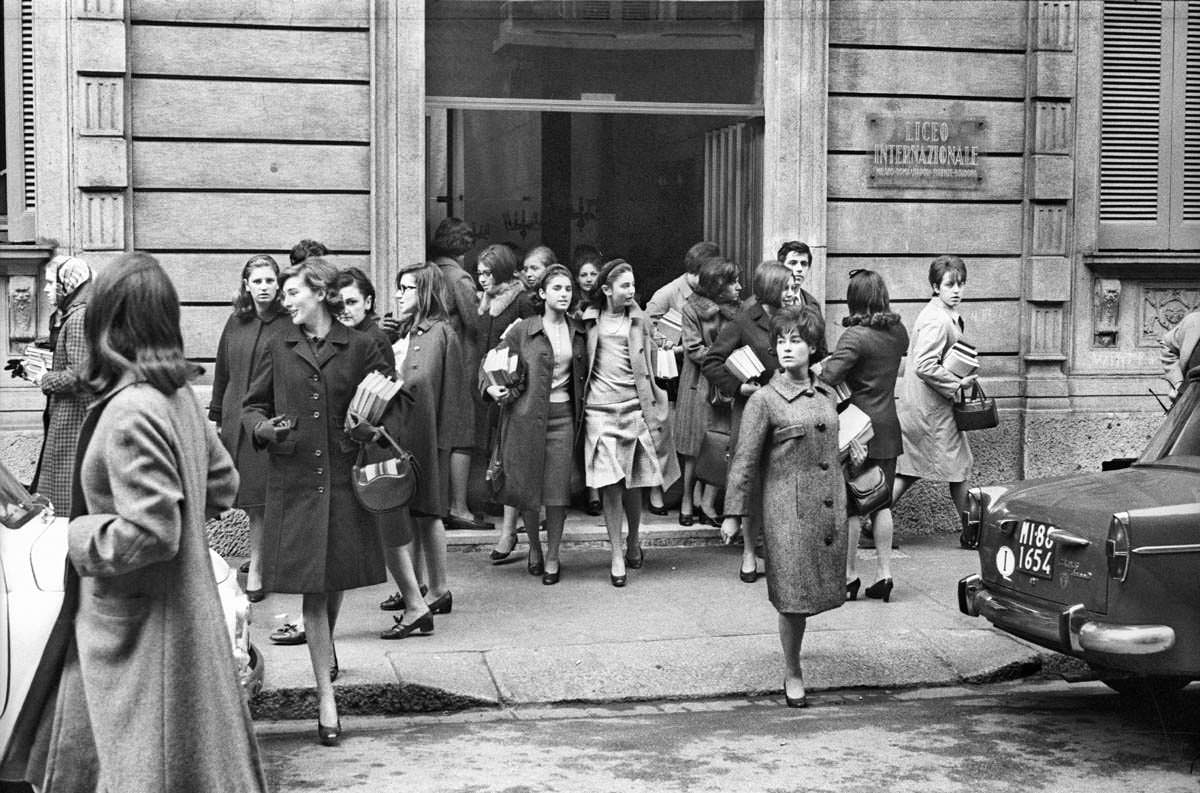 USCITA DAL LICEO INTERNAZIONALE, MILANO, 1965.