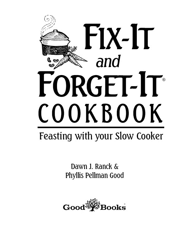 Title Page of Fix-It and Forget-It Cookbook